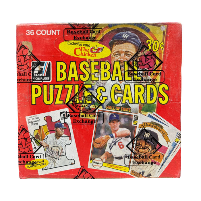 1982 Donruss Baseball Picture Cards Wax Box - Pastime Sports & Games