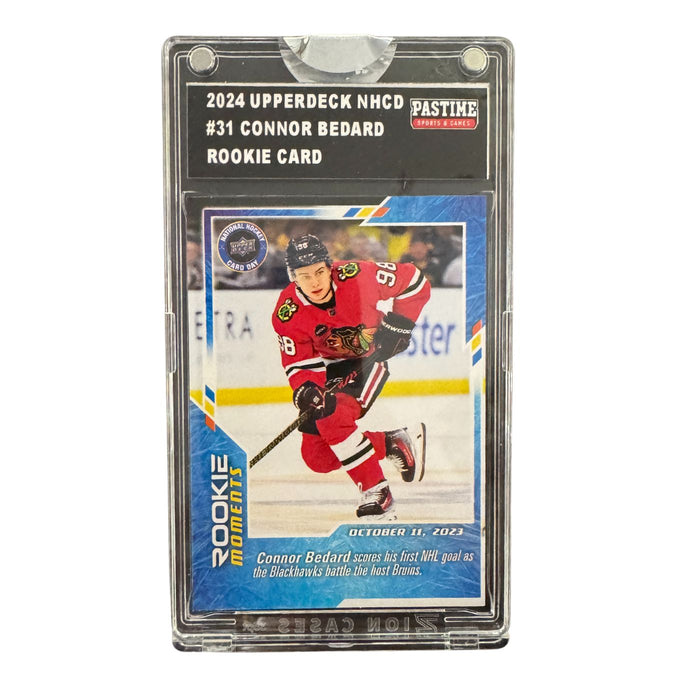 Connor Bedard 2024 National Hockey Card Day Rookie Card Encased in Slabmag