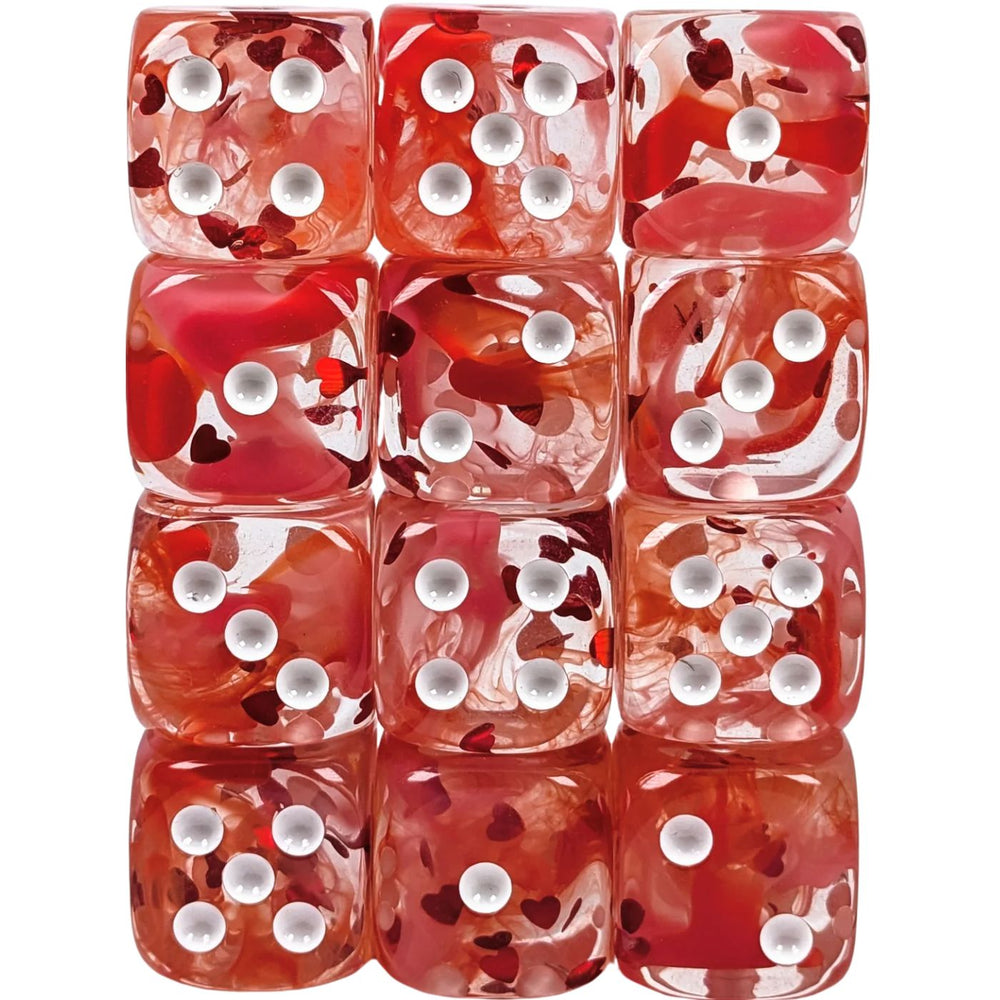 Diffusion 12-Piece Dice d6 Set Lovestruck