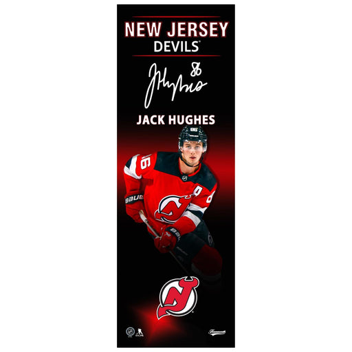 Jack Hughes New Jersey Devils 5x15 Player Plaque