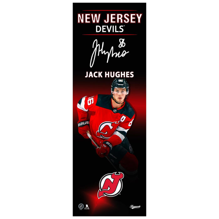 Jack Hughes New Jersey Devils 5x15 Player Plaque