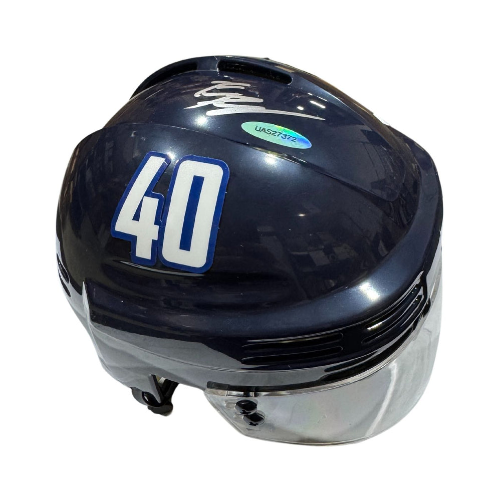 Elias Pettersson Autographed Vancouver Canucks Hockey Mini Helmet