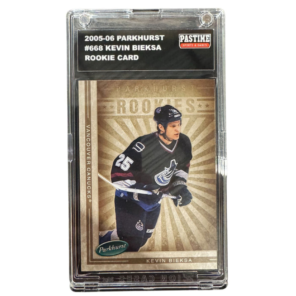 Kevin Bieksa 2005-06 Parkhurst Rookie Card Encased in Magpro - Pastime Sports & Games