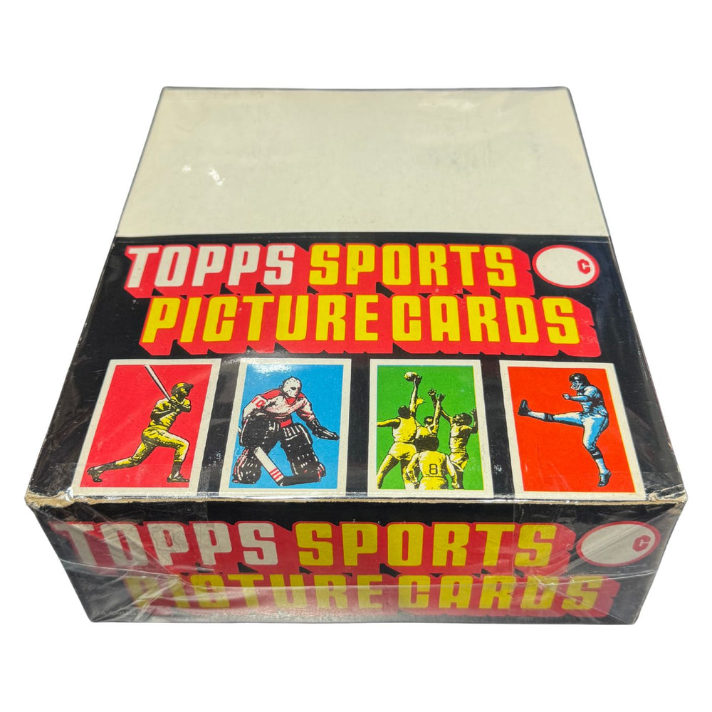 1988 Topps MLB Baseball Logo Stickers & Trading Cards Rack Box - Pastime Sports & Games