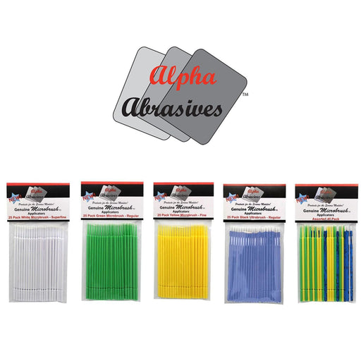 Alpha Abrasives Genuine Microbrush Applicators