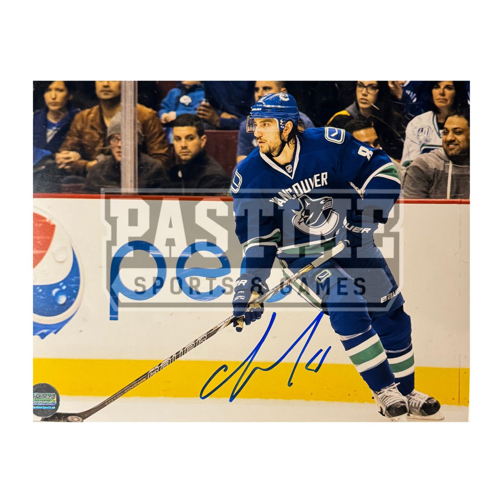 Chris Tanev Autographed Vancouver Canucks Photo (By The Boards) - Pastime Sports & Games
