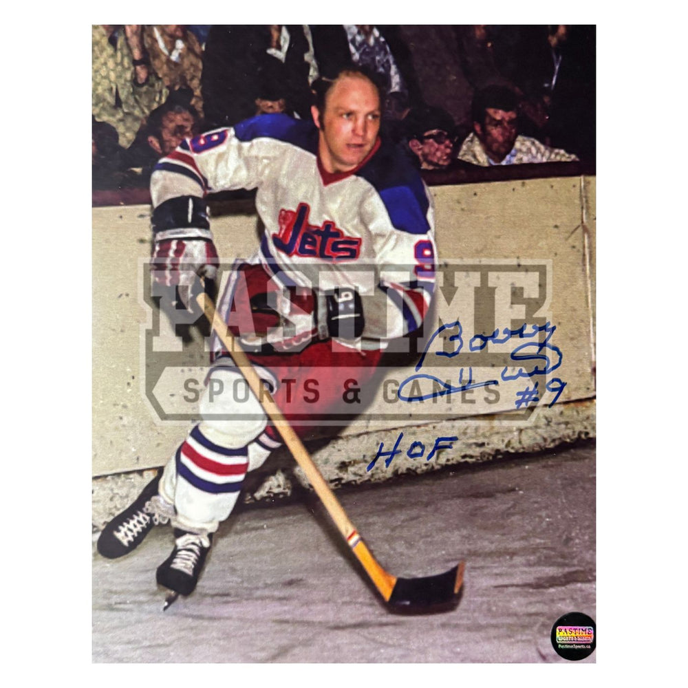 Bobby Hull Autographed Winnipeg Jets Photo (Skating By The Boards 3) - Pastime Sports & Games
