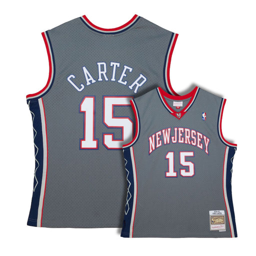 New Jersey Nets Vince Carter Gray 2004-05 Hardwood Classics Swingman Jersey - Pastime Sports & Games