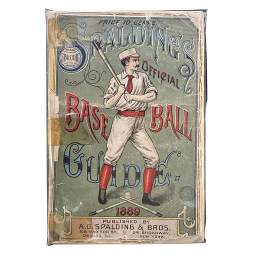 Vintage Spalding's Official Athletic Library Baseball Guide Spalding From 1889