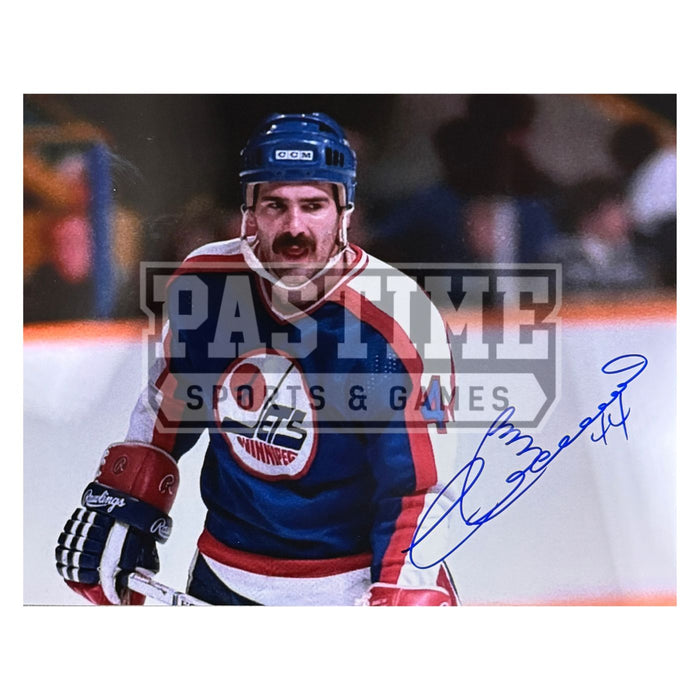 Dave Babych Autographed Winnipeg Jets Photo (Standing) - Pastime Sports & Games