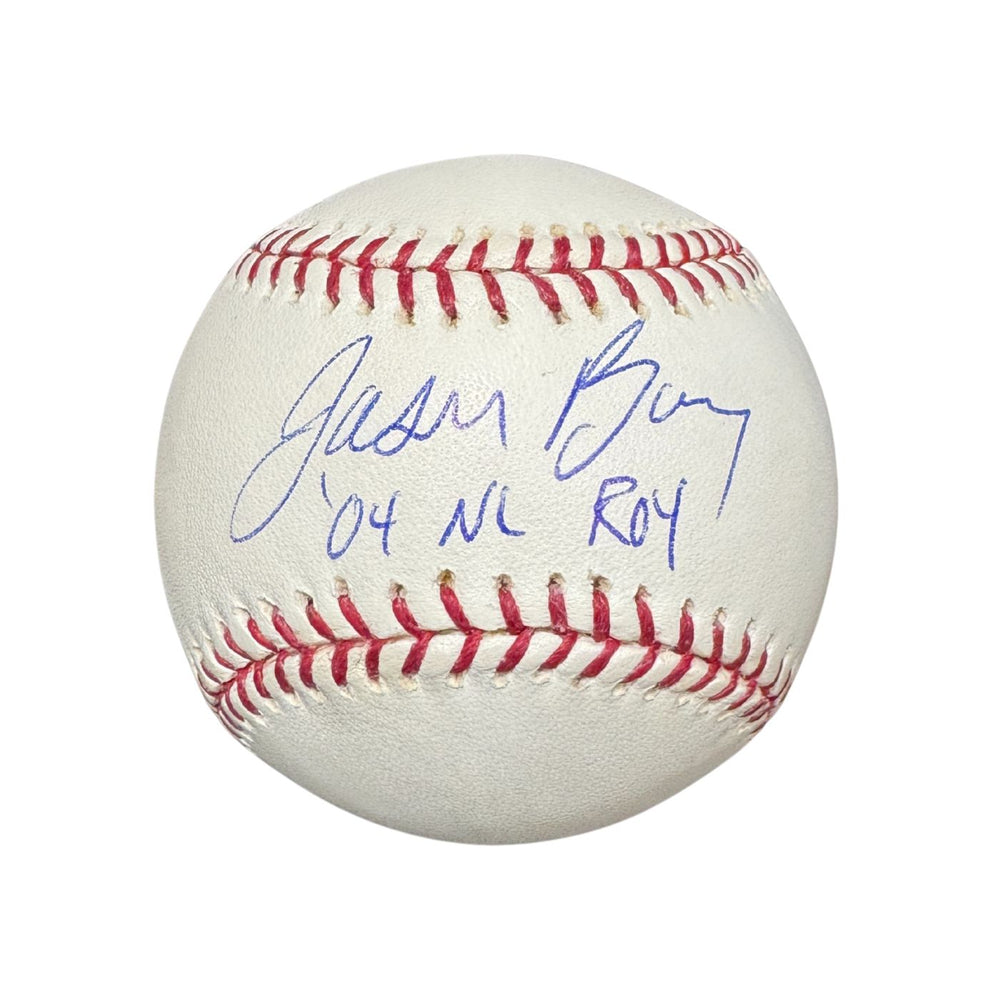 Jason Bay Autographed Baseball Inscribed "04 NL ROY" - Pastime Sports & Games