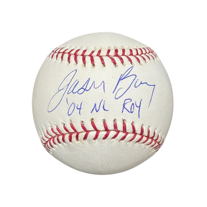 Jason Bay Autographed Baseball Inscribed "04 NL ROY" - Pastime Sports & Games