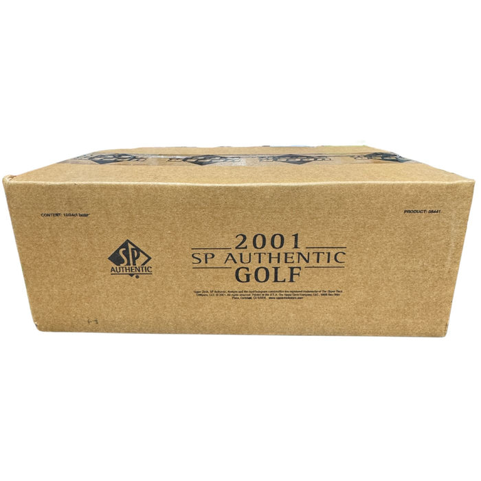 2001 Upper Deck SP Authentic Golf Hobby Box/Case (Tiger Woods Rookie) - Pastime Sports & Games