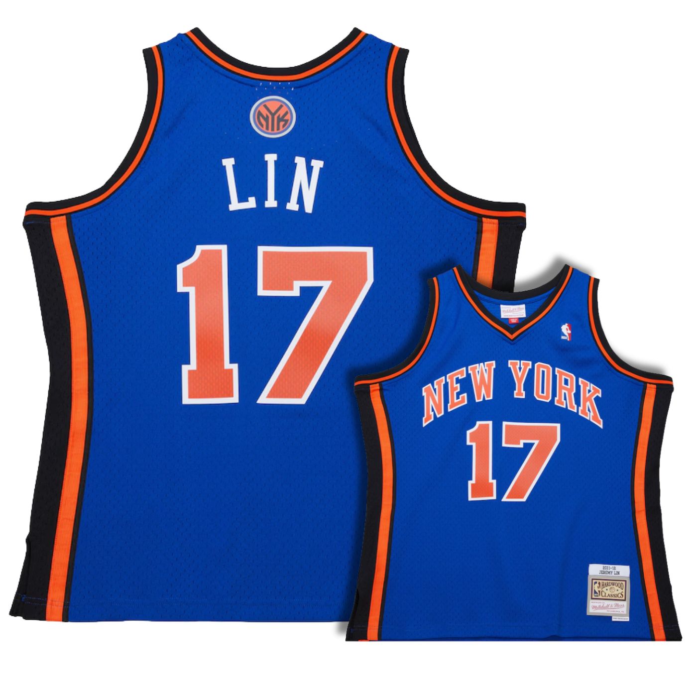 New York Knicks Jeremy Lin Royal 2011-12 Hardwood Classics