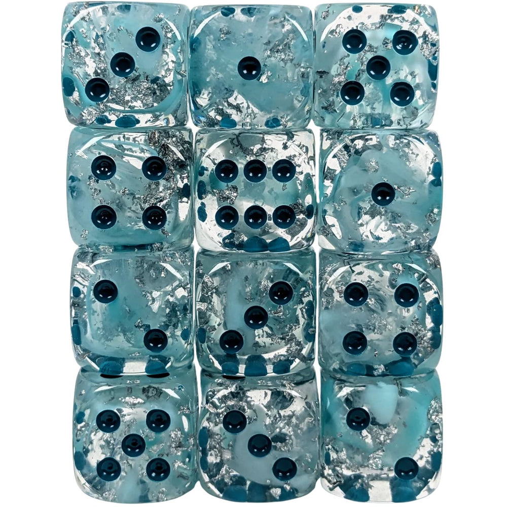 Diffusion 12-Piece Dice d6 Set Arctic Blast