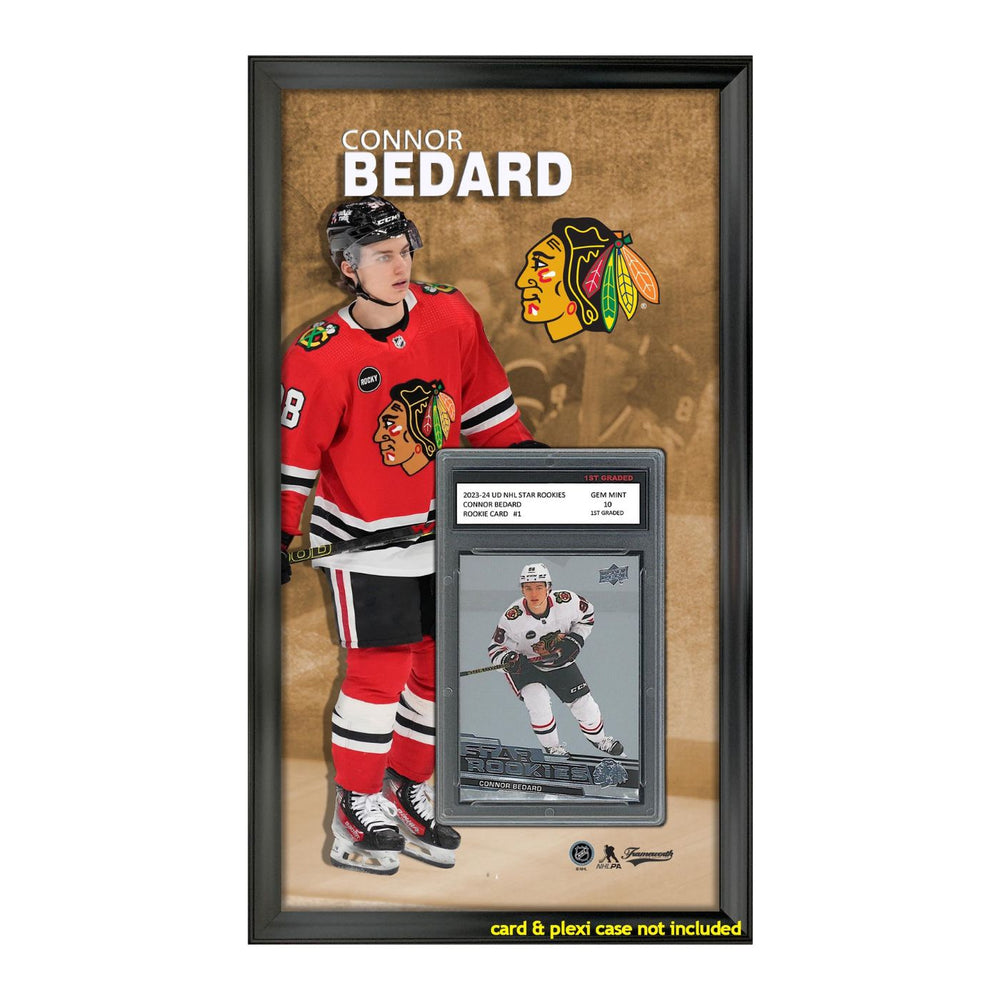 Connor Bedard Chicago Blackhawks Graded Card Display Frame