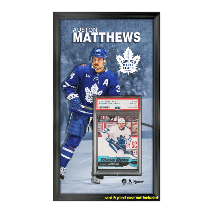 Auston Matthews Toronto Maple Leafs Graded Card Display Frame