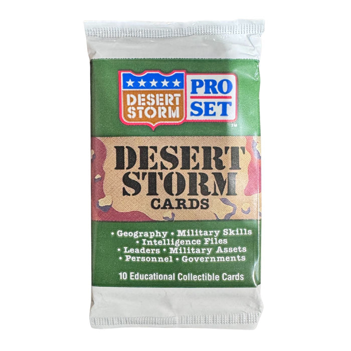 1990 Pro Set Desert Storm Hobby Pack / Box - Pastime Sports & Games