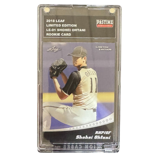 Shohei Ohtani 2018 Leaf Limited Edition Rookie Card #LE-01 Encased in Magpro - Pastime Sports & Games