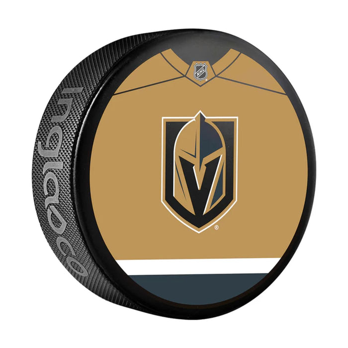 Las Vegas Golden Knights Souvenir Hockey Puck (Jersey Design)