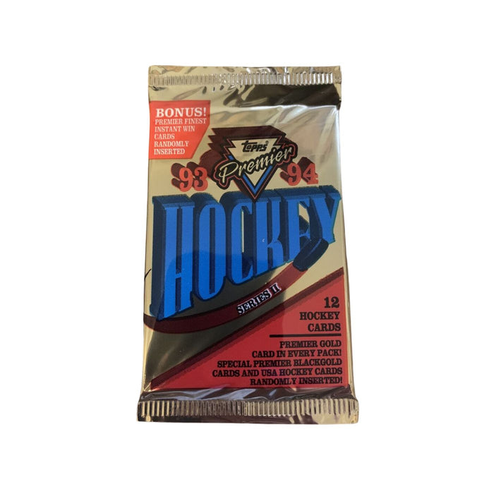 1993/94 Topps Premier Series 2/Two NHL Hockey Hobby Pack/Box - Pastime Sports & Games