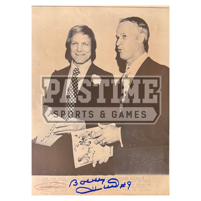 Bobby Hull Autographed Washington Jets Photo (Magazine Page 1) - Pastime Sports & Games