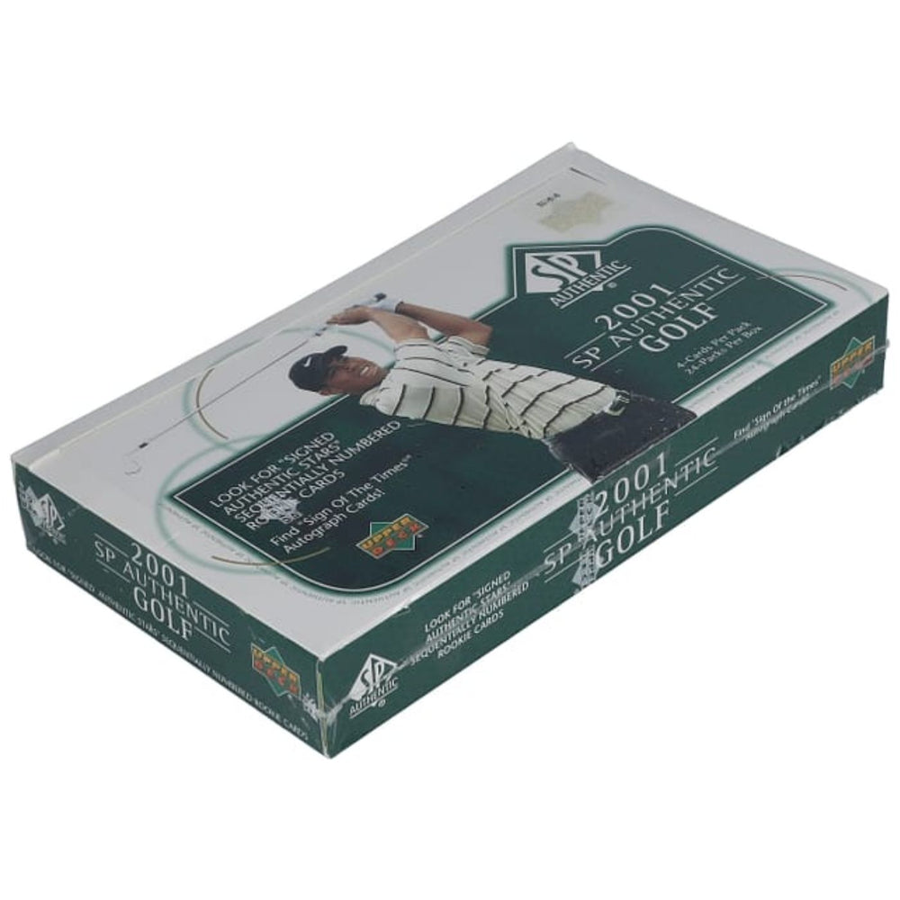 2001 Upper Deck SP Authentic Golf Hobby Box/Case (Tiger Woods Rookie) - Pastime Sports & Games