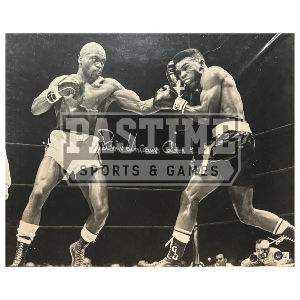 Rubin "Hurricane" Carter Autographed Boxing Photo - Pastime Sports & Games
