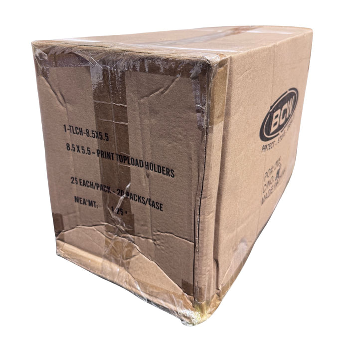 BCW 8.5x5.5 Toploaders - Pastime Sports & Games