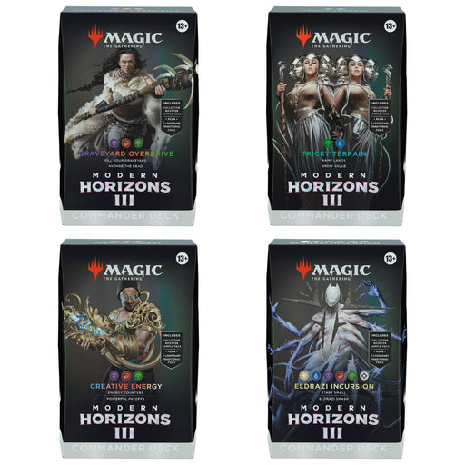 Magic The Gathering Modern Horizons Three Commander Decks - Pastime Sports & Games