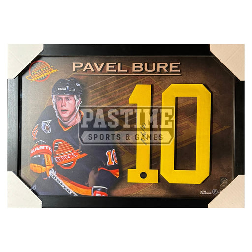 Pavel Bure Autographed Vancouver Canucks Framed Numbers - Pastime Sports & Games