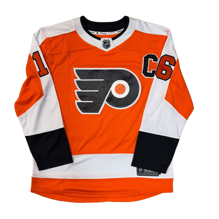 Bobby Clarke Autographed Philadelphia Flyers Fanatics Hockey Jersey (Inscribed "HoF 87")