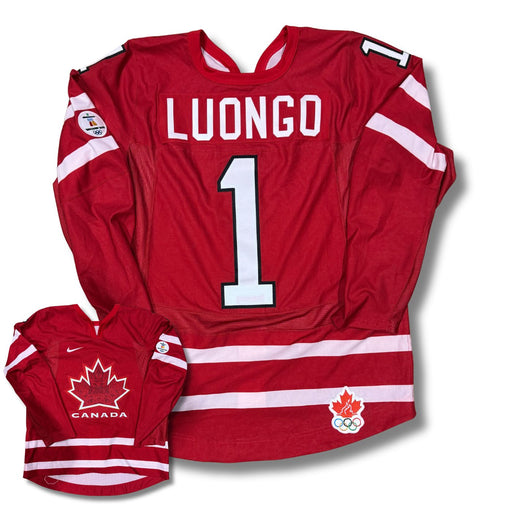 Roberto Luongo Original Team Canada 2010 Olympic On Ice Hockey Jersey