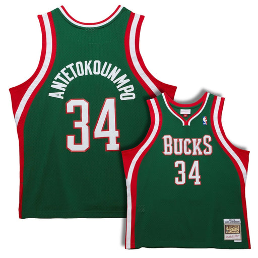 Milwaukee Bucks Giannis Antetokounmpo Green 2013-14 Hardwood Classics Swingman Jersey - Pastime Sports & Games