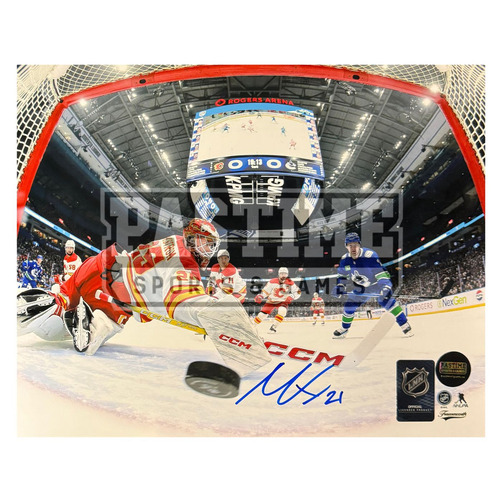 Nils Höglander Autographed Vancouver Canucks Photo (Net Cam) SALE!