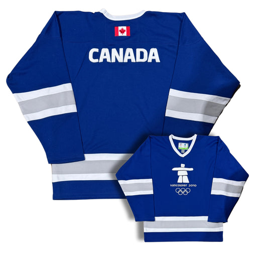 Team Canada 2010 Vancouver Olympics Blue Hockey Jersey