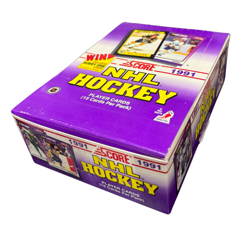 1991/92 Score Series One American Edition NHL Hockey Hobby Box - Pastime Sports & Games