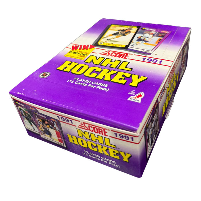1991/92 Score Series One American Edition NHL Hockey Hobby Box - Pastime Sports & Games