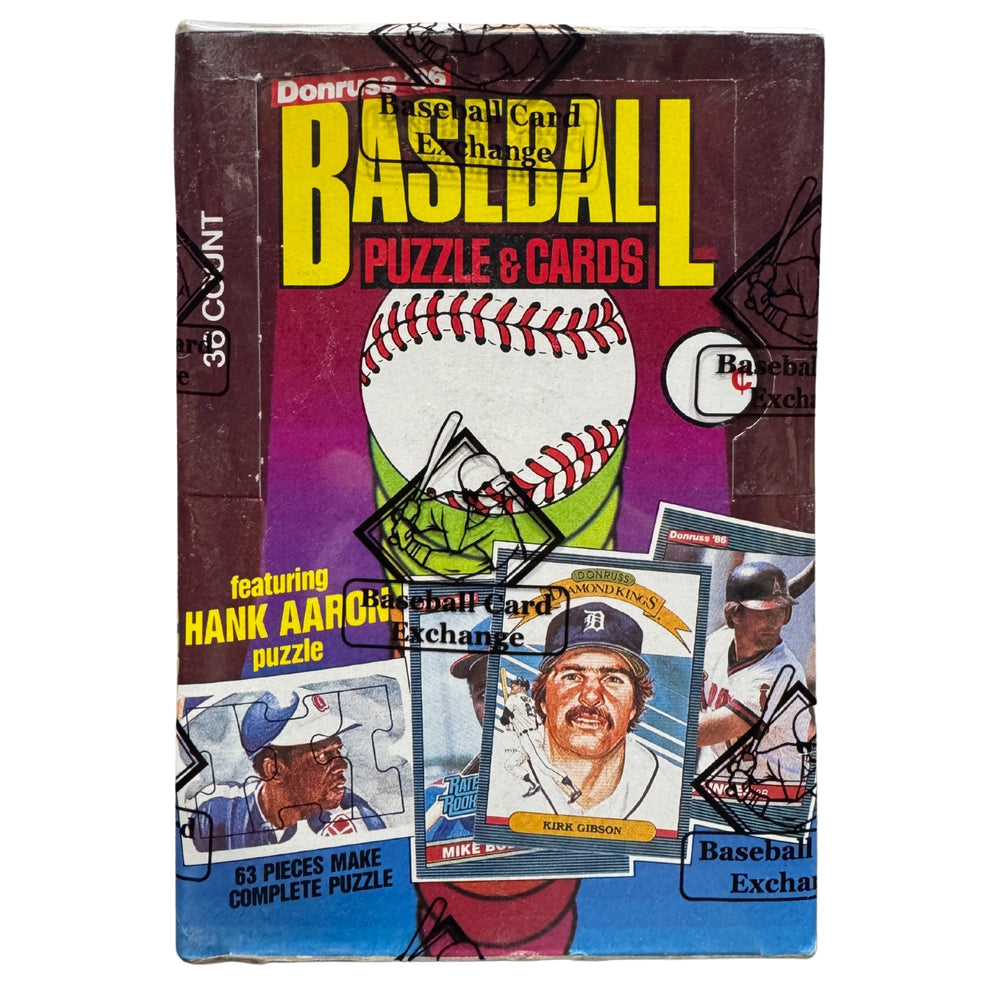 1986 Donruss / Leaf Baseball Hobby Pack /  Box - Pastime Sports & Games
