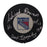 Chuck Rayner Autographed New York Rangers Hockey Puck (Small Logo) - Pastime Sports & Games