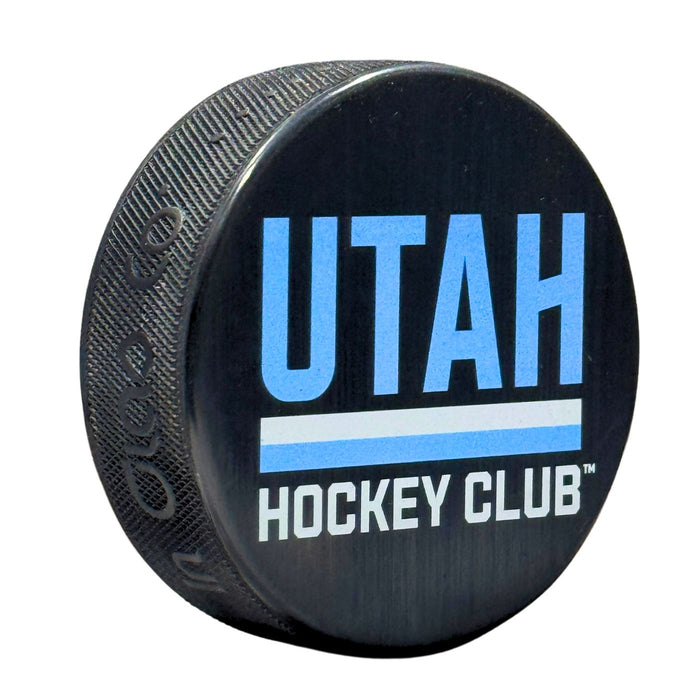 Utah Hockey Club Souvenir Hockey Puck (Second Logo) - Pastime Sports & Games