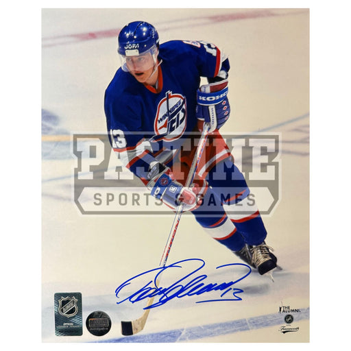 Teemu Selanne Autographed Winnipeg Jets Photo (Skating 2) - Pastime Sports & Games