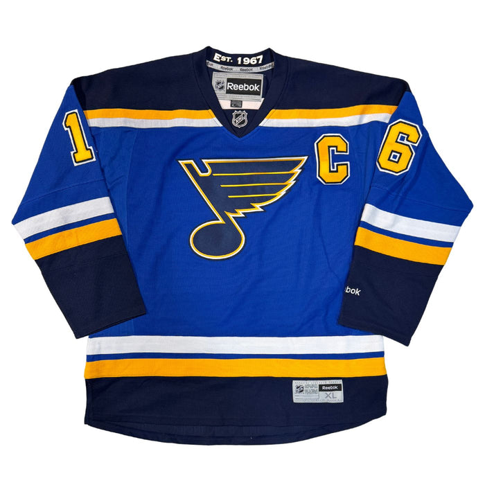 Brett Hull Autographed St. Louise Blues Reebok Hockey Jersey