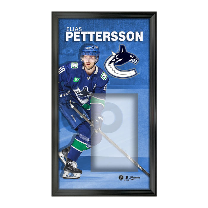 Elias Pettersson Vancouver Canucks Graded Card Display Frame