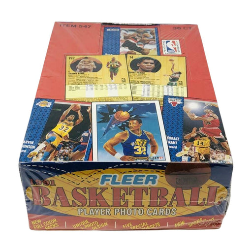 1991/92 Fleer NBA Basketball Hobby Wax Box / Pack - Pastime Sports & Games