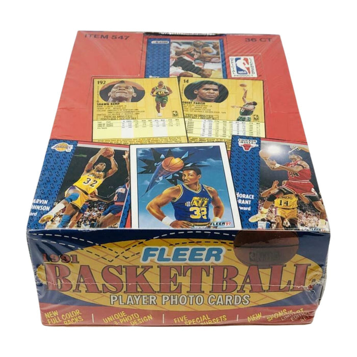 1991/92 Fleer NBA Basketball Hobby Wax Box / Pack - Pastime Sports & Games