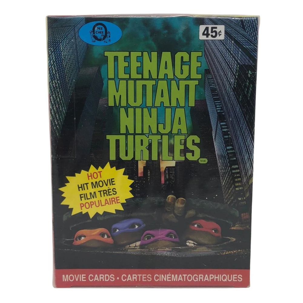 1990 O-Pee-Chee Teenage Mutant Ninja Turtles Wax Pack / Box - Pastime Sports & Games