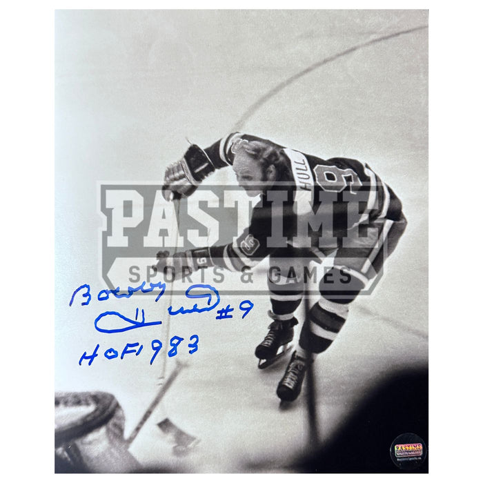 Bobby Hull Autographed Washington Jets Photo (Making A Shot) - Pastime Sports & Games