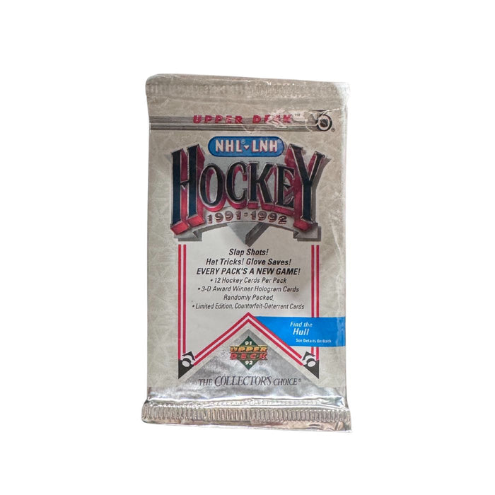 1991/92 Upper Deck NHL Hockey Hobby Pack/Box - Pastime Sports & Games