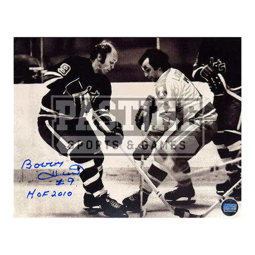 Bobby Hull Autographed Washington Jets Photo (Clashing With Player) - Pastime Sports & Games